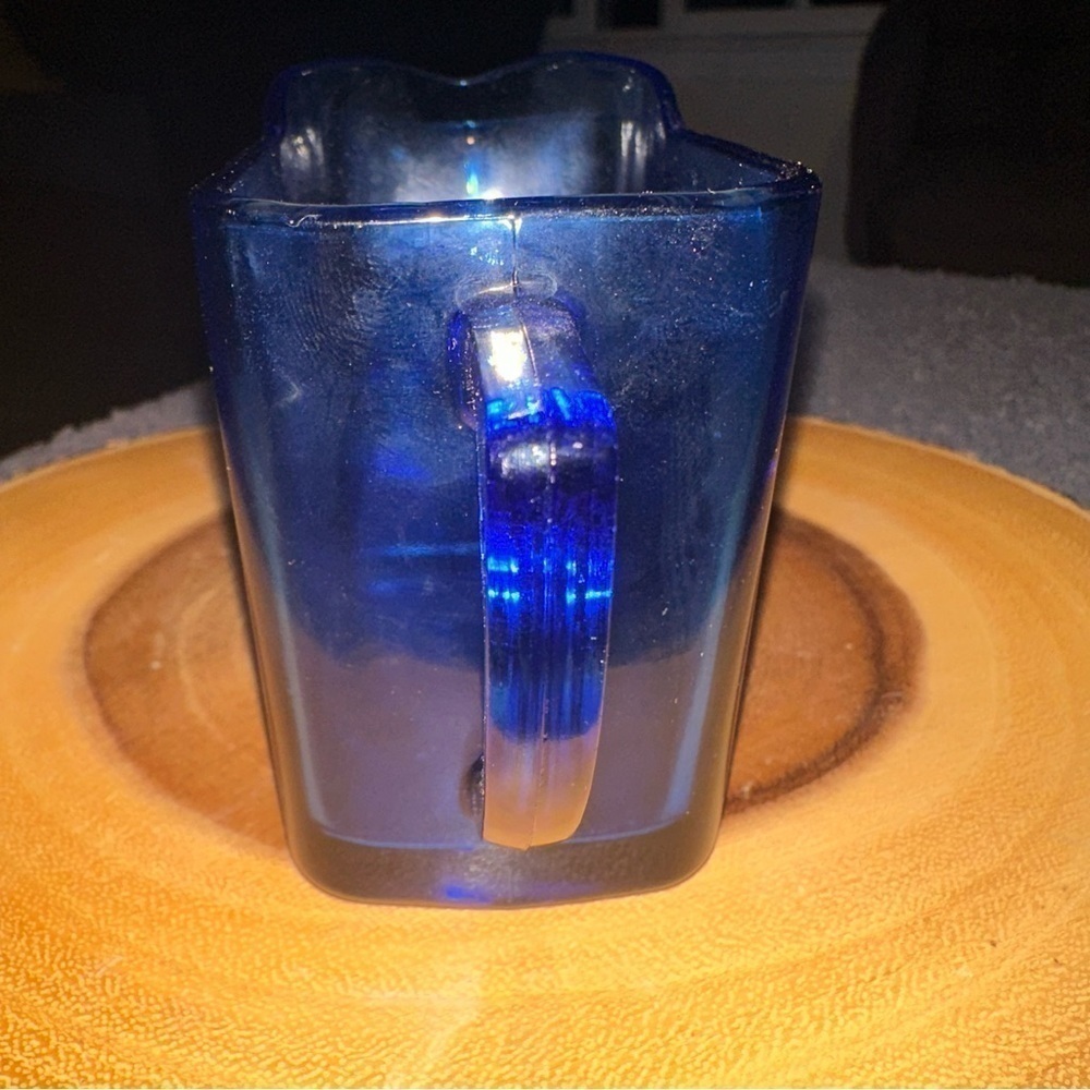 HAZEL Atlas cobalt blue creamer pitcher - Picture 4 of 6